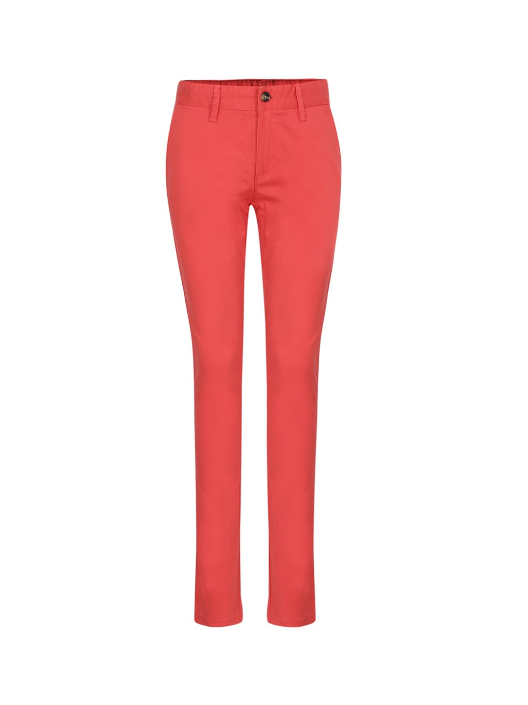 

HACKETT LONDON Boys Coral Red Slim Fit Trousers