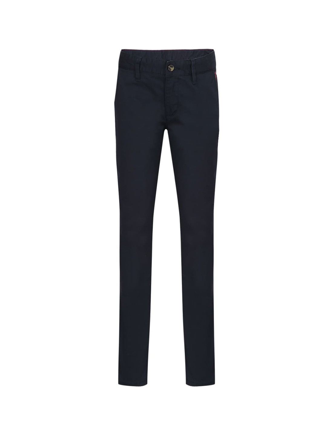 

HACKETT LONDON Boys Navy Blue Slim Fit Pure Cotton Chinos Trousers