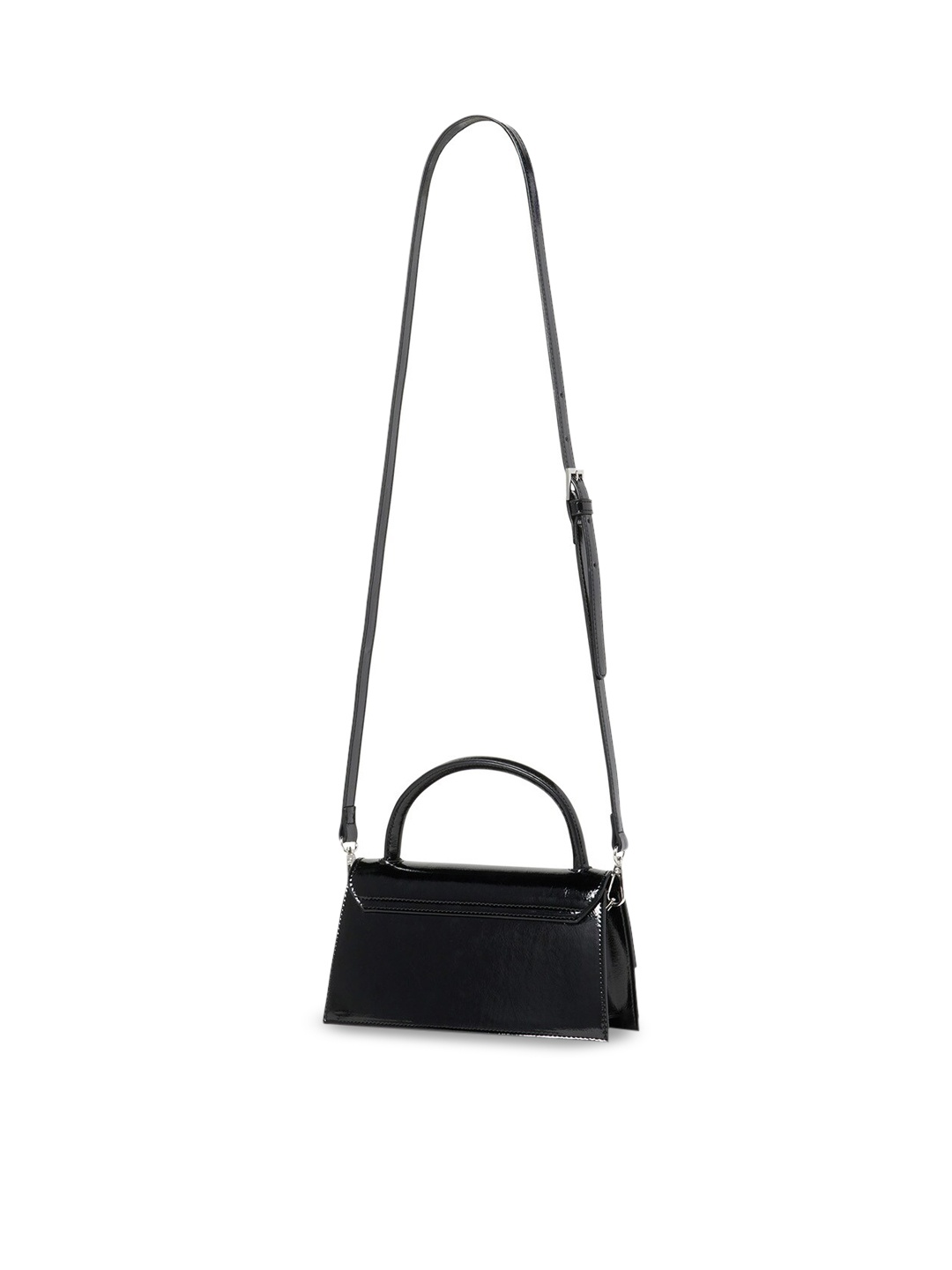 

Forever New Black PU Structured Sling Bag