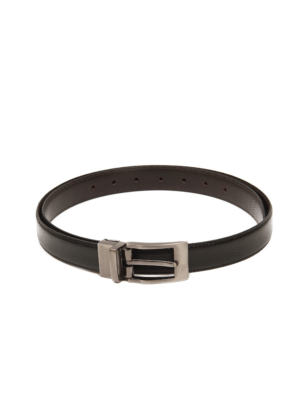 

Calvadoss Girls Black Textured PU Reversible Belt