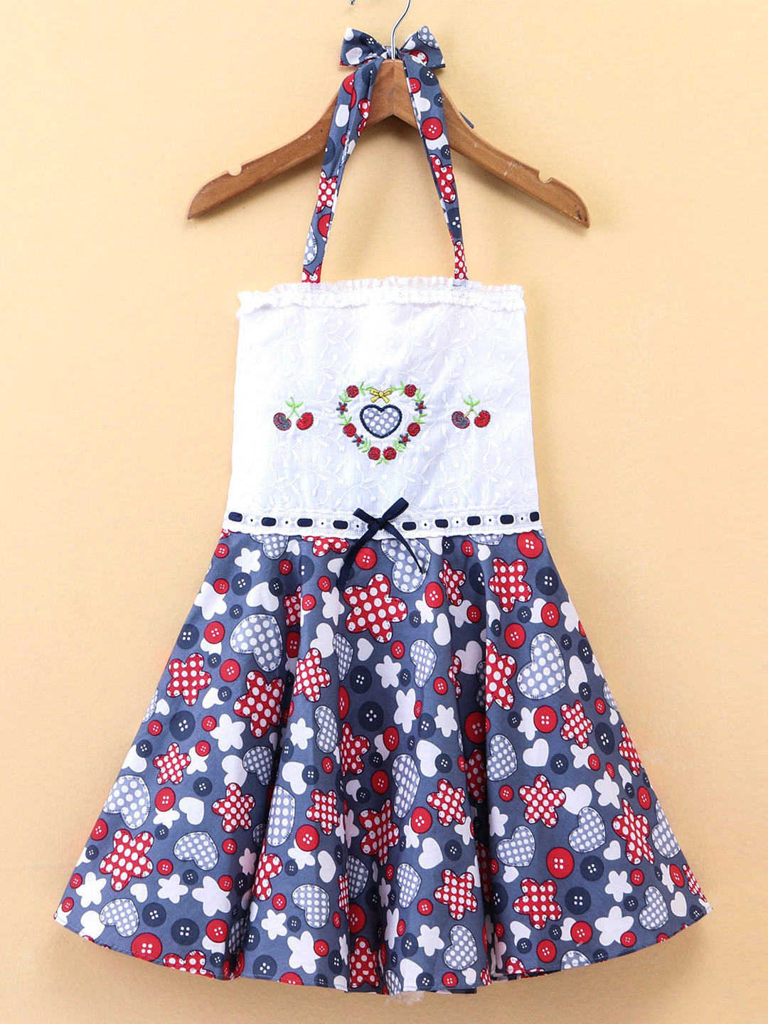 

Enfance Grey & White Floral Dress