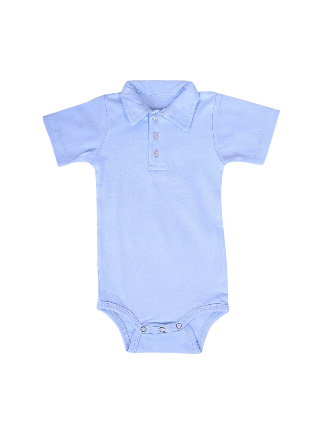 

Moms Home Kids Blue Solid Organic Cotton Bodysuit