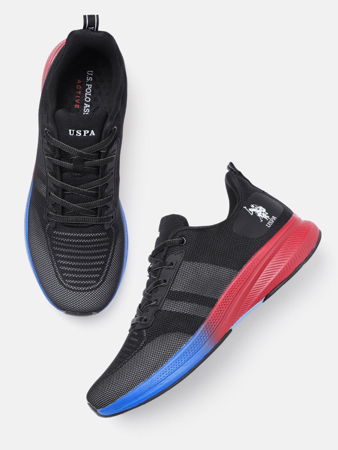 

U.S. Polo Assn. Men Rion Running Shoes, Black