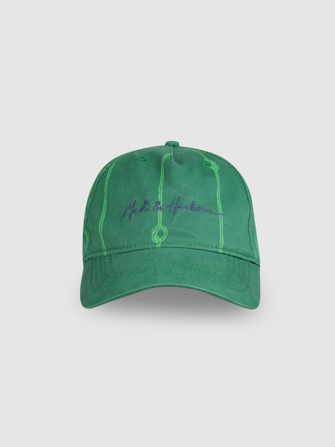 

Mast & Harbour Unisex Green Baseball Cap