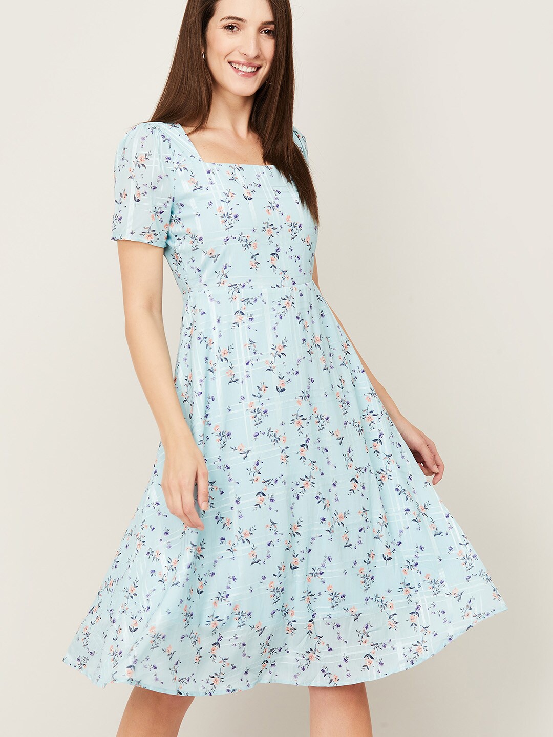 

CODE by Lifestyle Women Blue Floral Dress