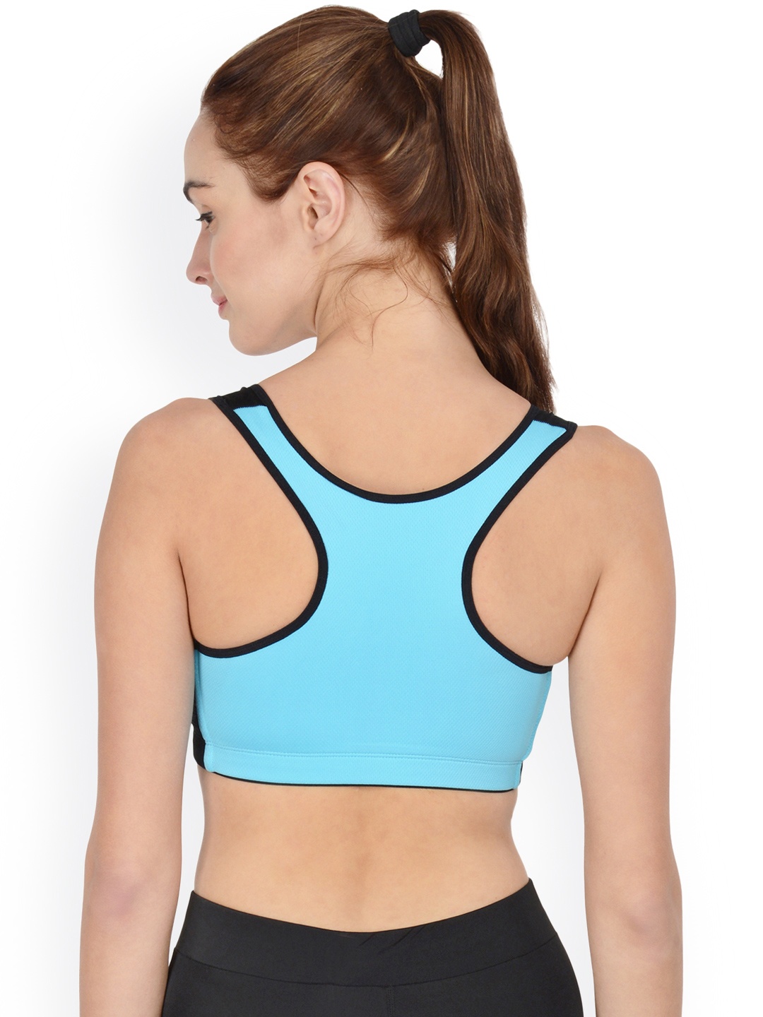 

Da Intimo Blue & Black Activewear Sports Bra DIX-47