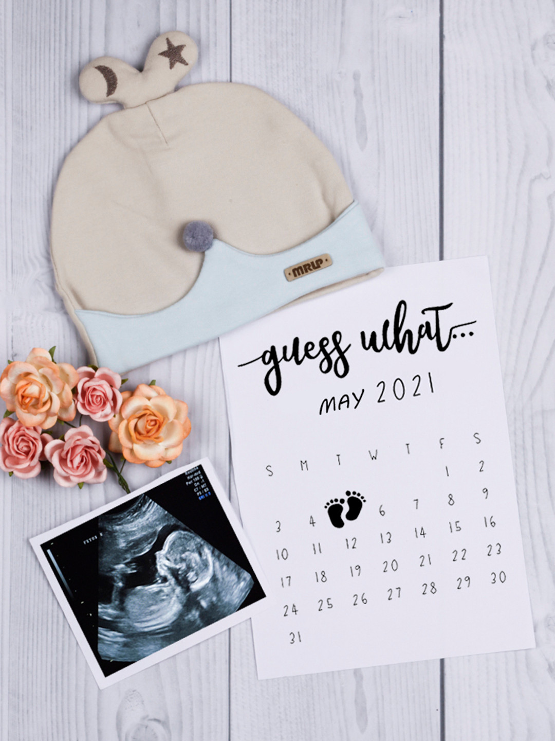 

Baby Moo Unisex Kids Blue & Pink Colourblocked Beanie