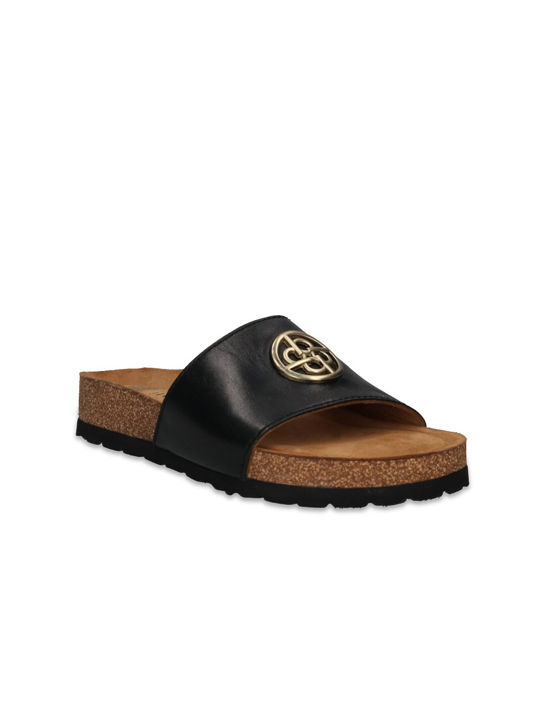 

Bugatti Bolli Revo Black Brown Printed Comfort Sandals