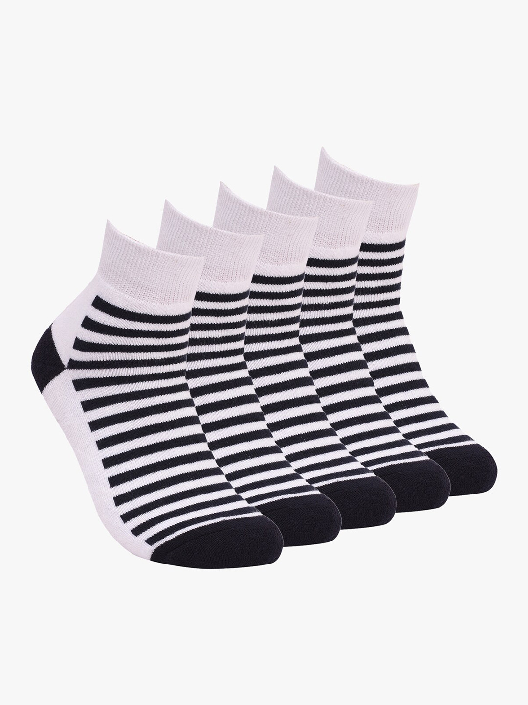 

BuckleUp Men Pack Of 5 Assorted Cotton Above Ankle-Length Socks