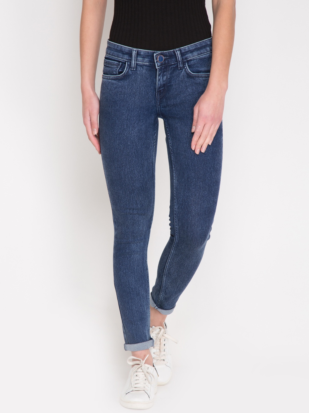 

Tokyo Talkies Women Blue Super Skinny Fit Stretchable Jeans