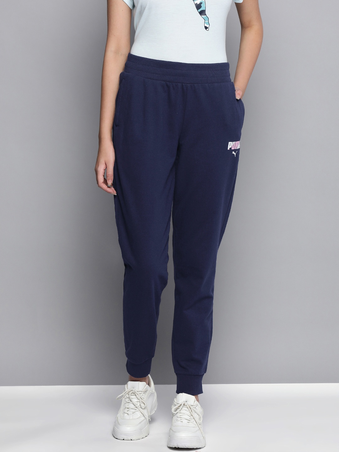 

Puma Women Navy Blue Solid Joggers