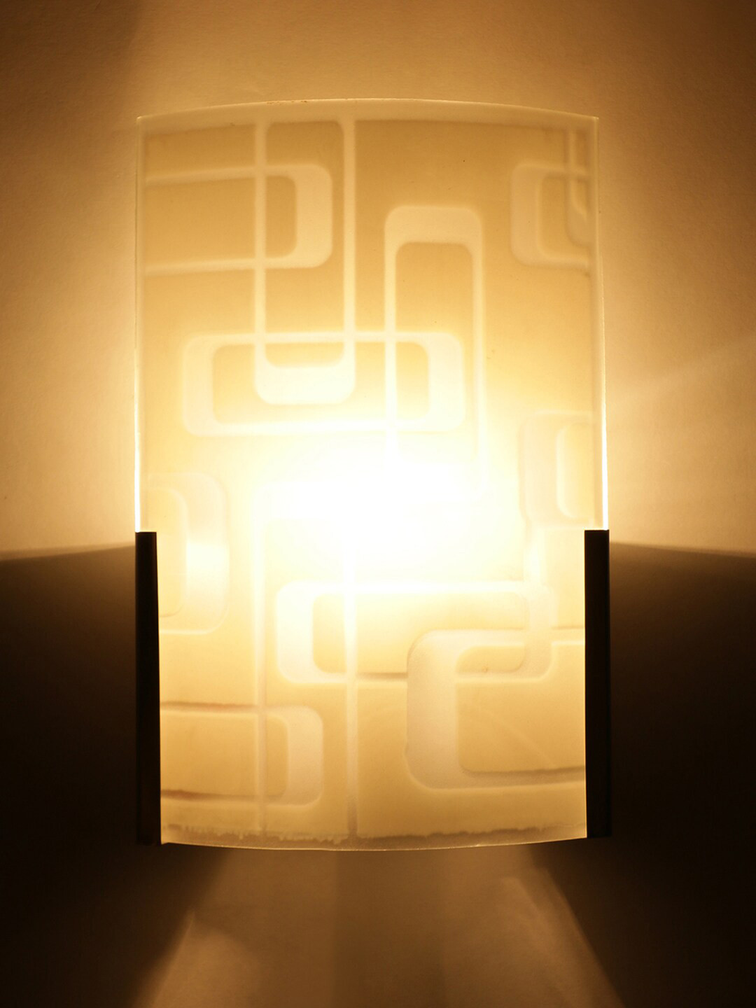 

Devansh White Printed Contemporary Wall Mounted Lamp