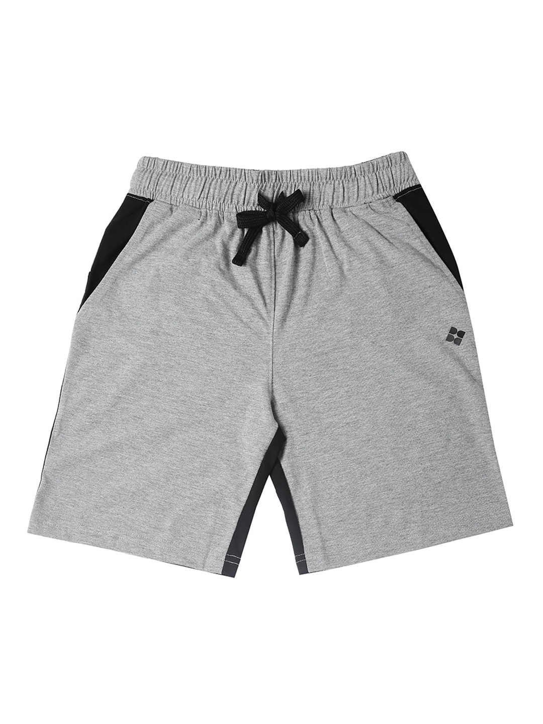 

Dollar Boys Grey Colourblocked Bio Wash Cotton Regular Shorts