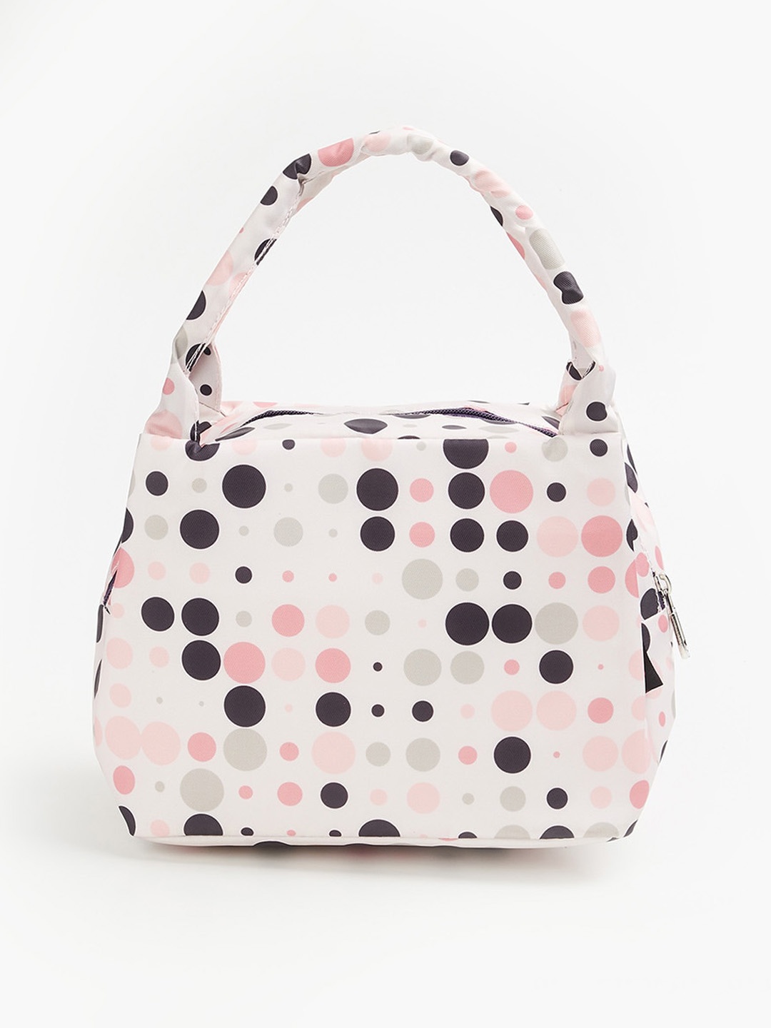 

Ginger by Lifestyle Pink Printed Oversized Structured Handheld Bag