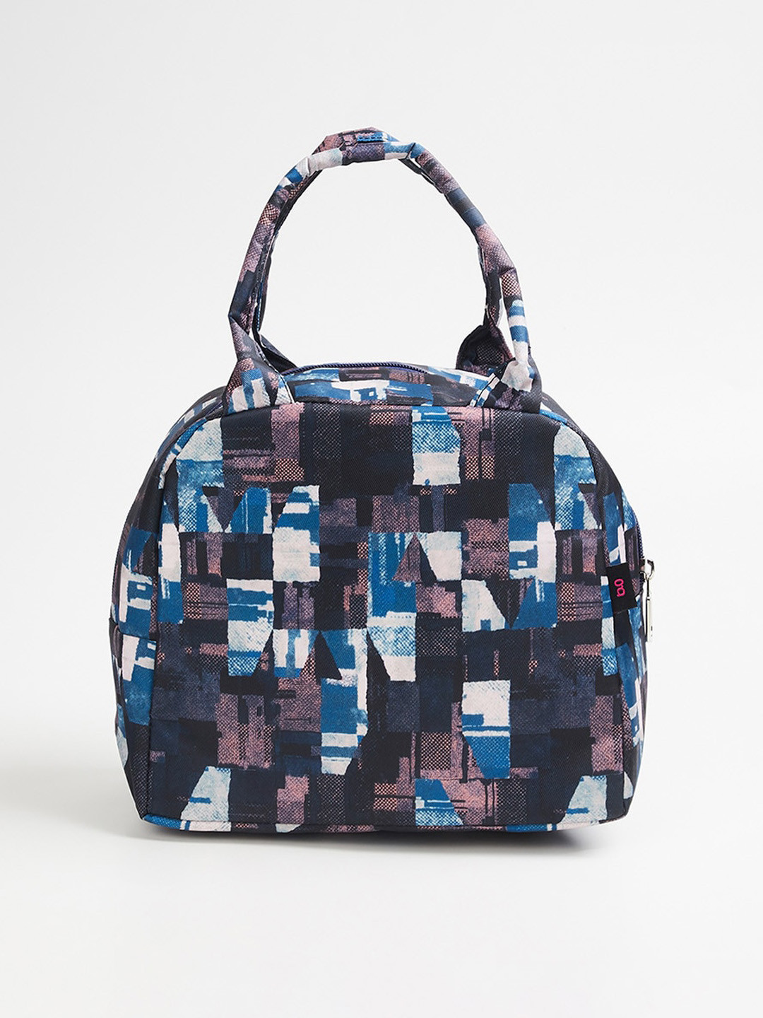 

Ginger by Lifestyle Women Navy Blue Printed Bucket Handheld Bag