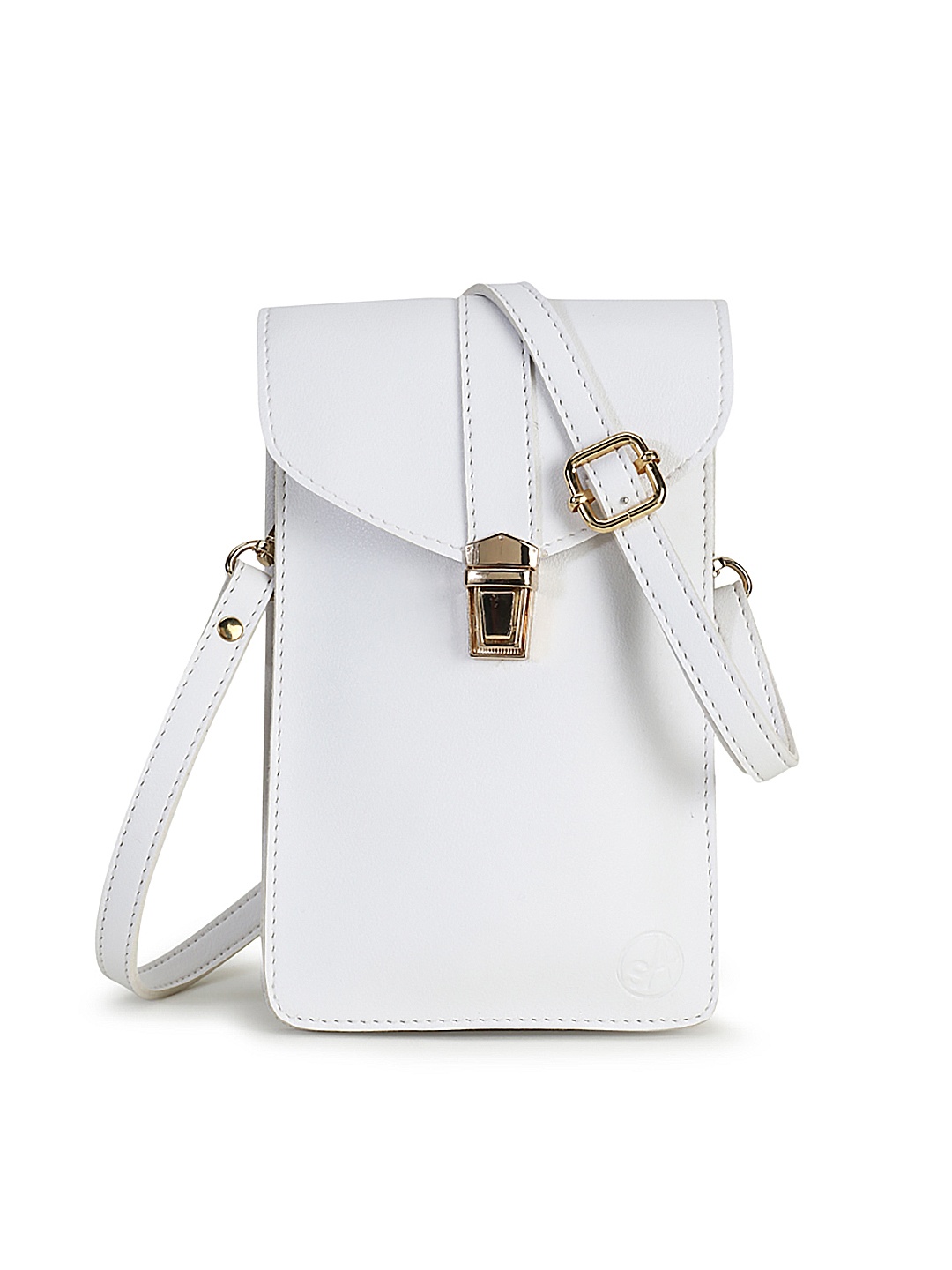 

Spice Art White Colourblocked Swagger Sling Bag