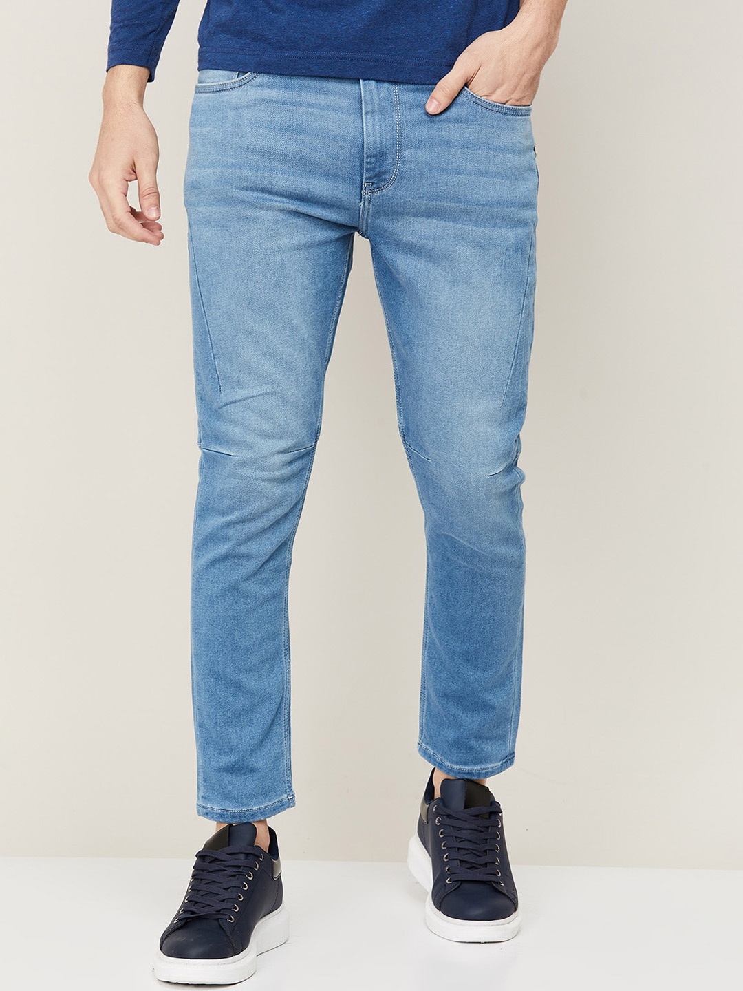 

Bossini Men Blue Skinny Fit Light Fade Cotton Jeans