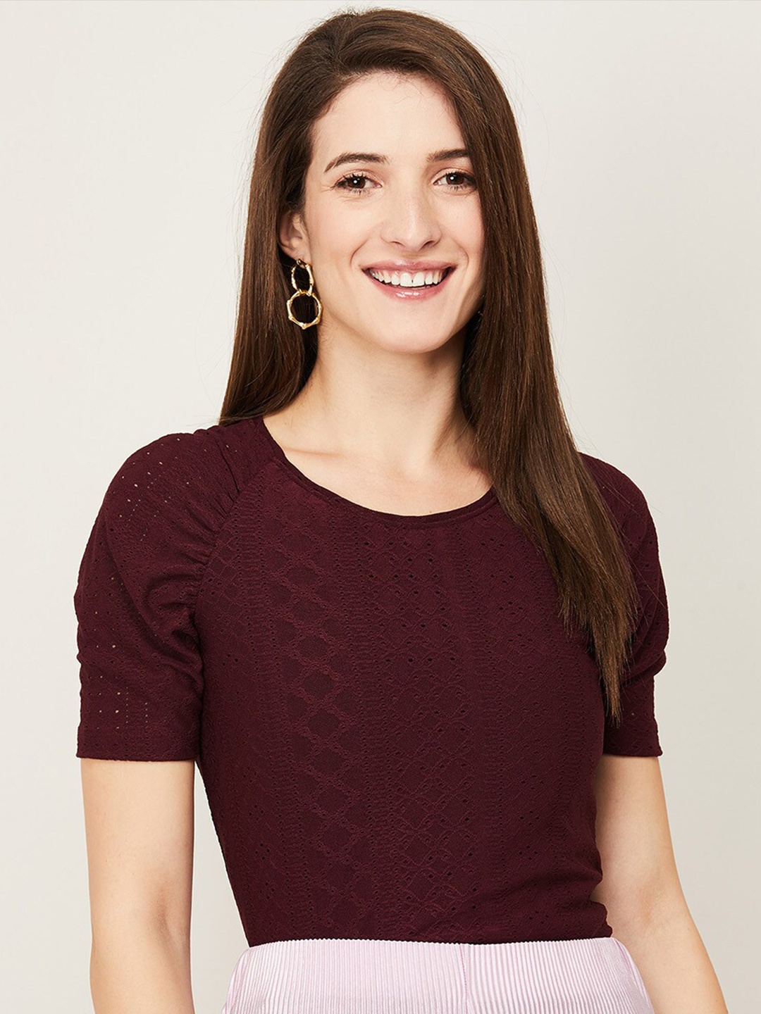

CODE by Lifestyle Burgundy Top