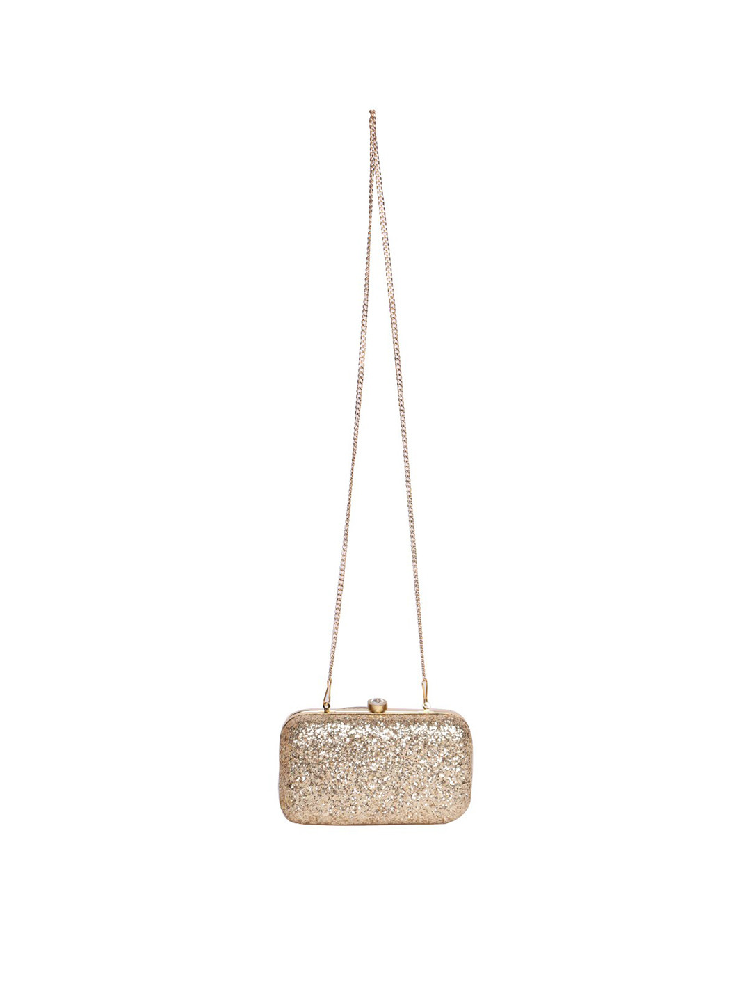 

ASTRID Women Gold-Toned Embellished Box Clutch