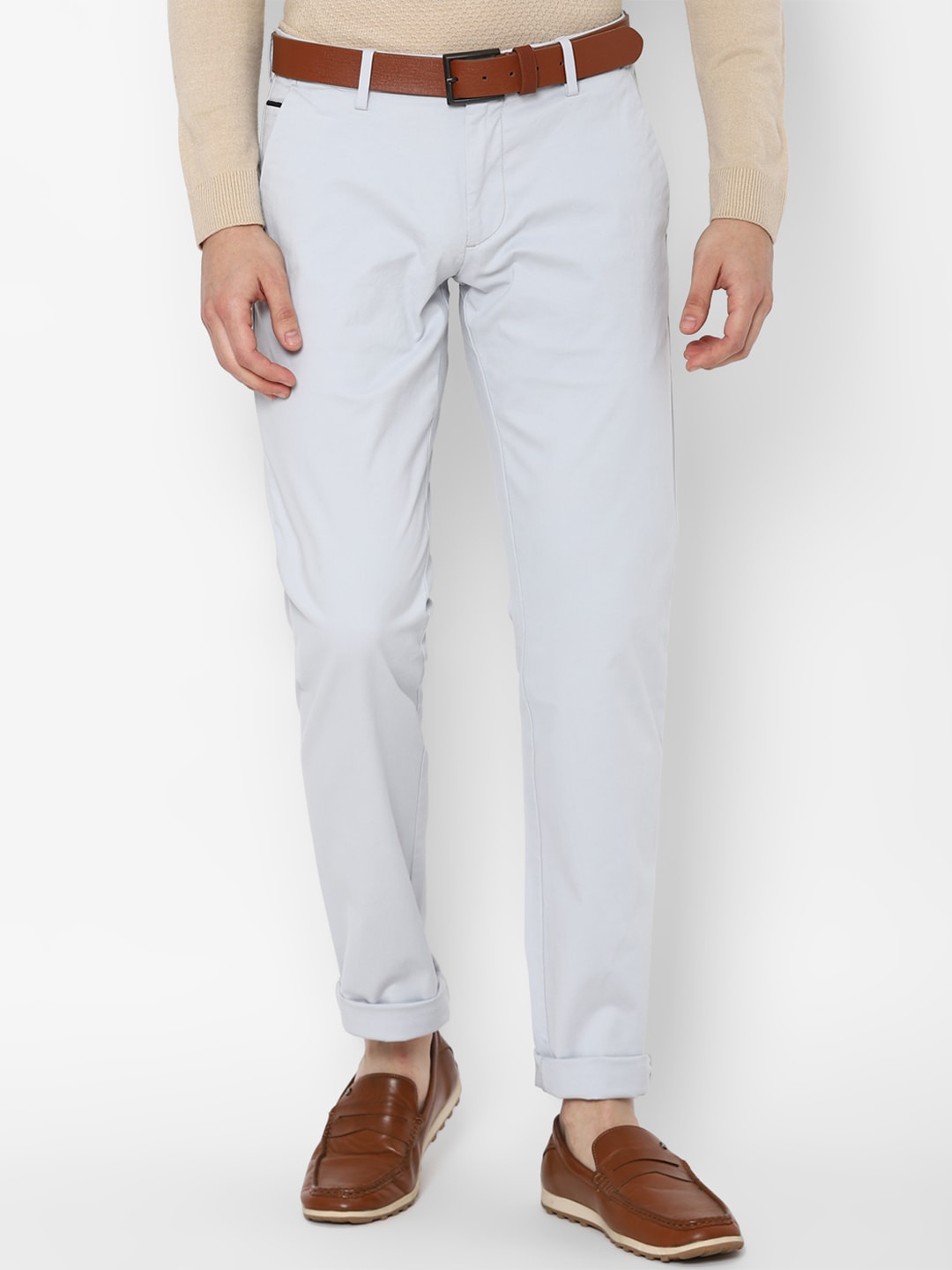 

Allen Solly Men Blue Slim Fit Chinos Trousers