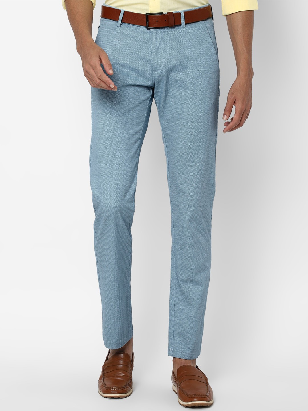 

Allen Solly Men Blue Slim Fit Winter Regular Trousers