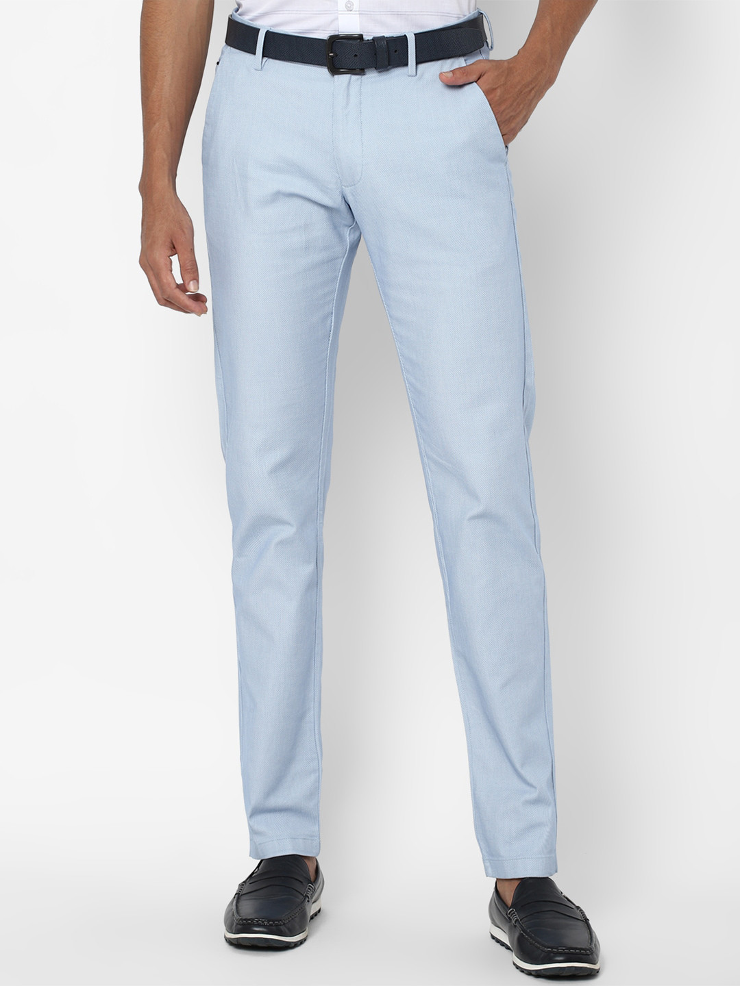 

Allen Solly Men Blue Slim Fit Trousers