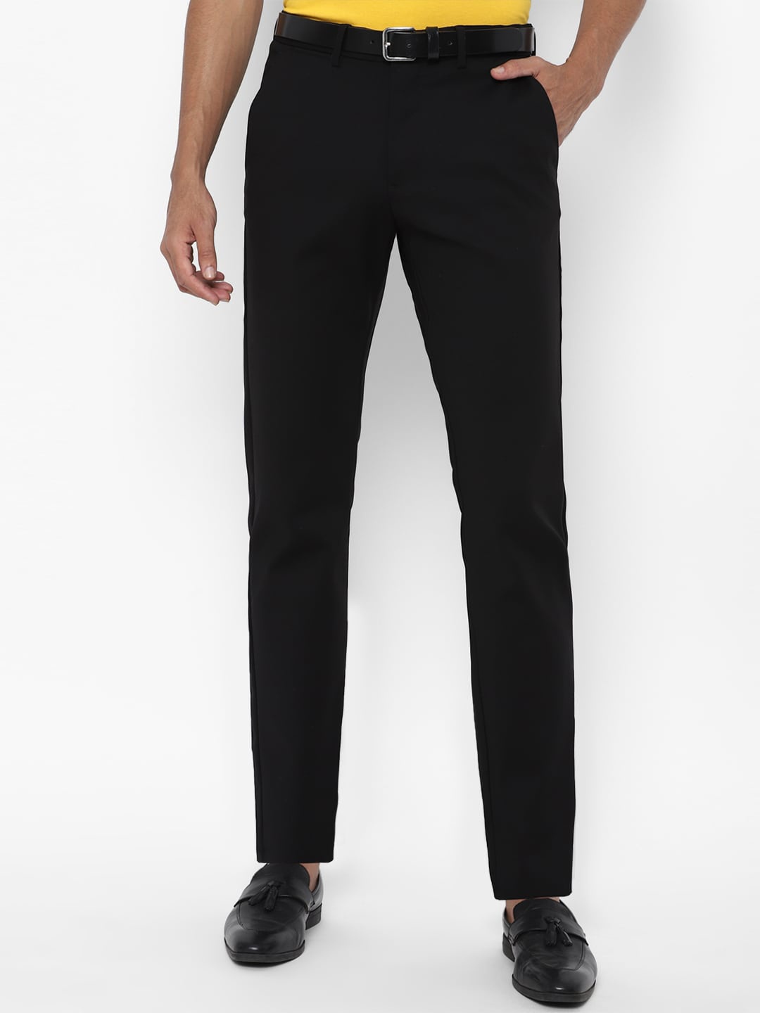 

Allen Solly Men Black Chinos Trousers