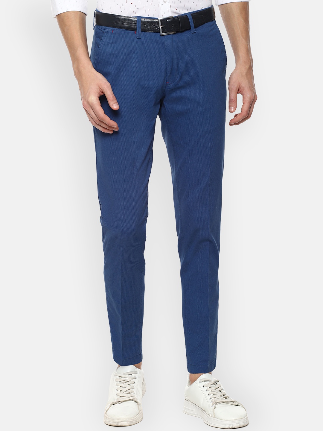 

Louis Philippe Sport Men Blue Slim Fit Trousers