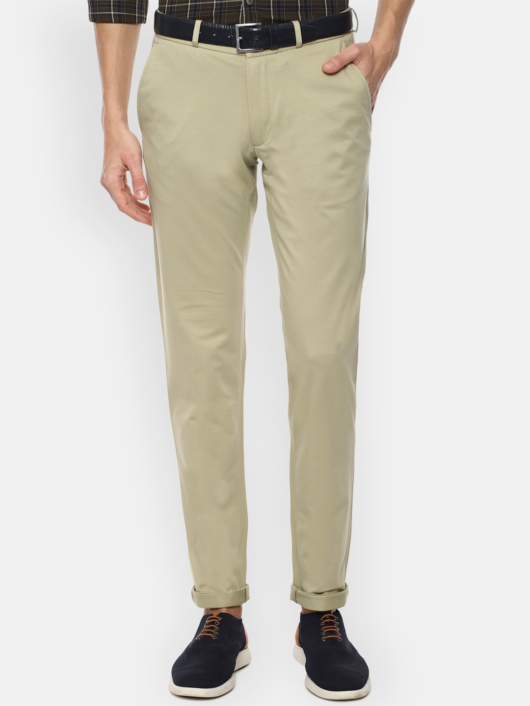 

Louis Philippe Sport Men Khaki Slim Fit Winter Trousers