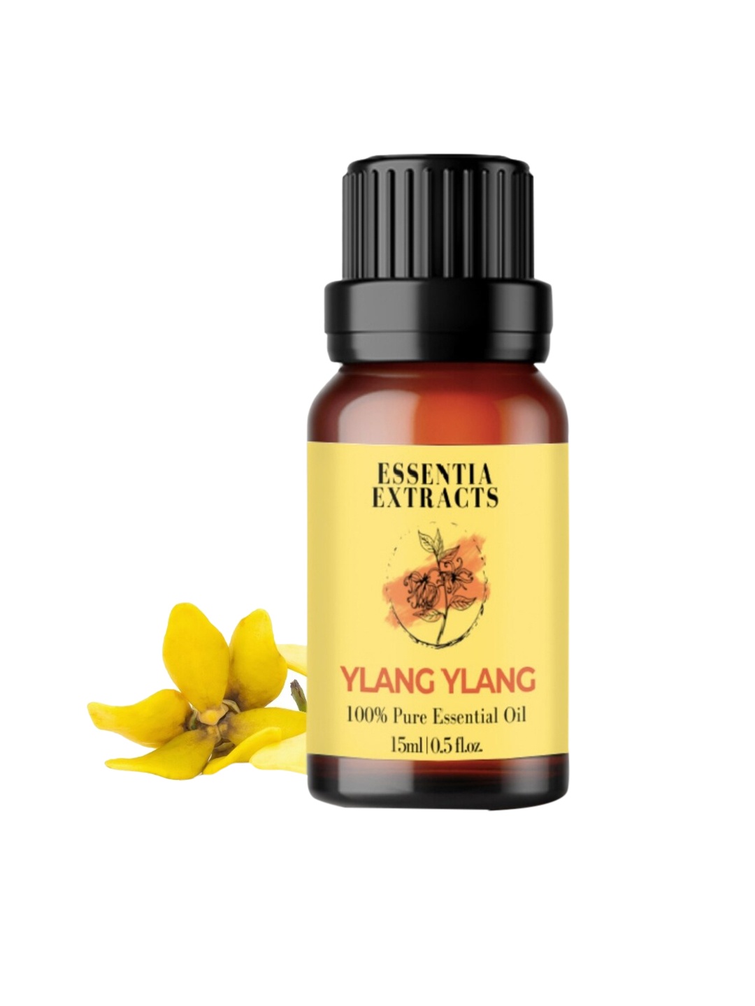 

ESSENTIA EXTRACTS 100% Pure Ylang Ylang Essential Oil - 15 ml, Yellow