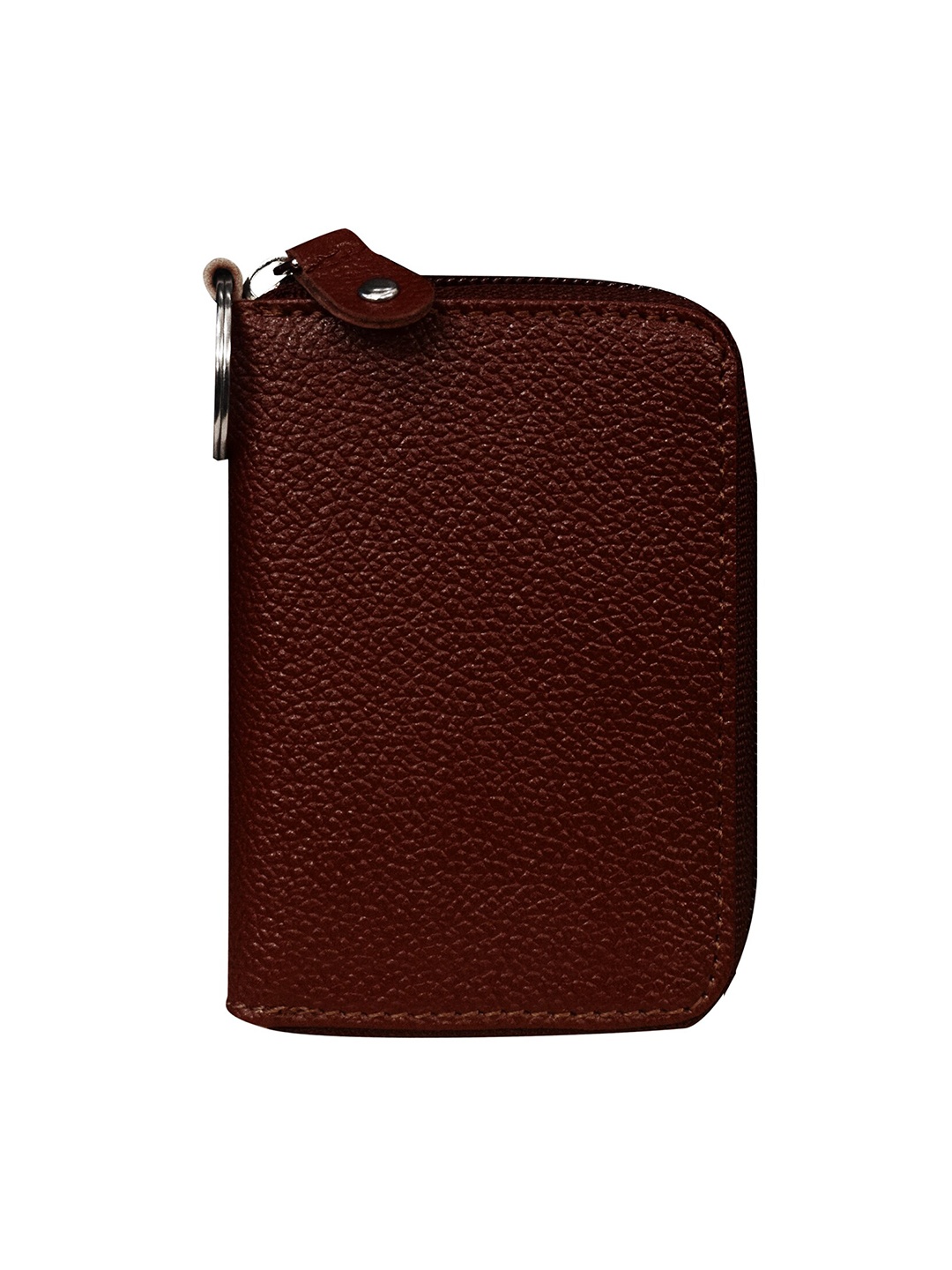 

ABYS Unisex Brown Solid Leather Card Holder