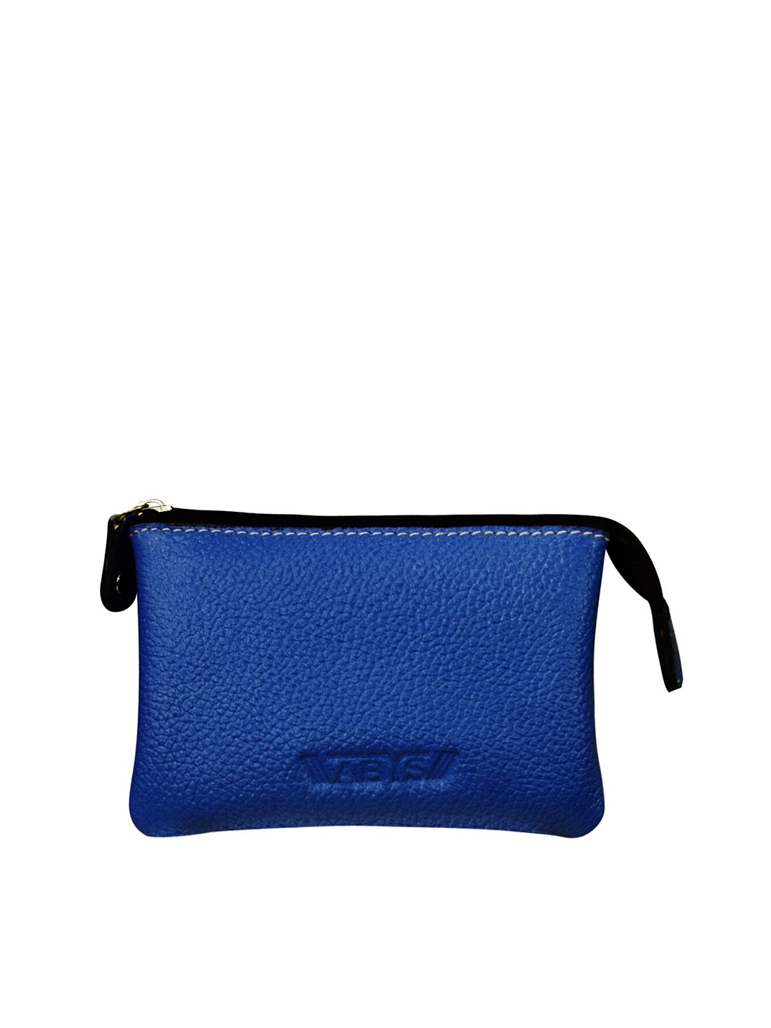 

ABYS Unisex Navy Blue Leather Travel Pouch