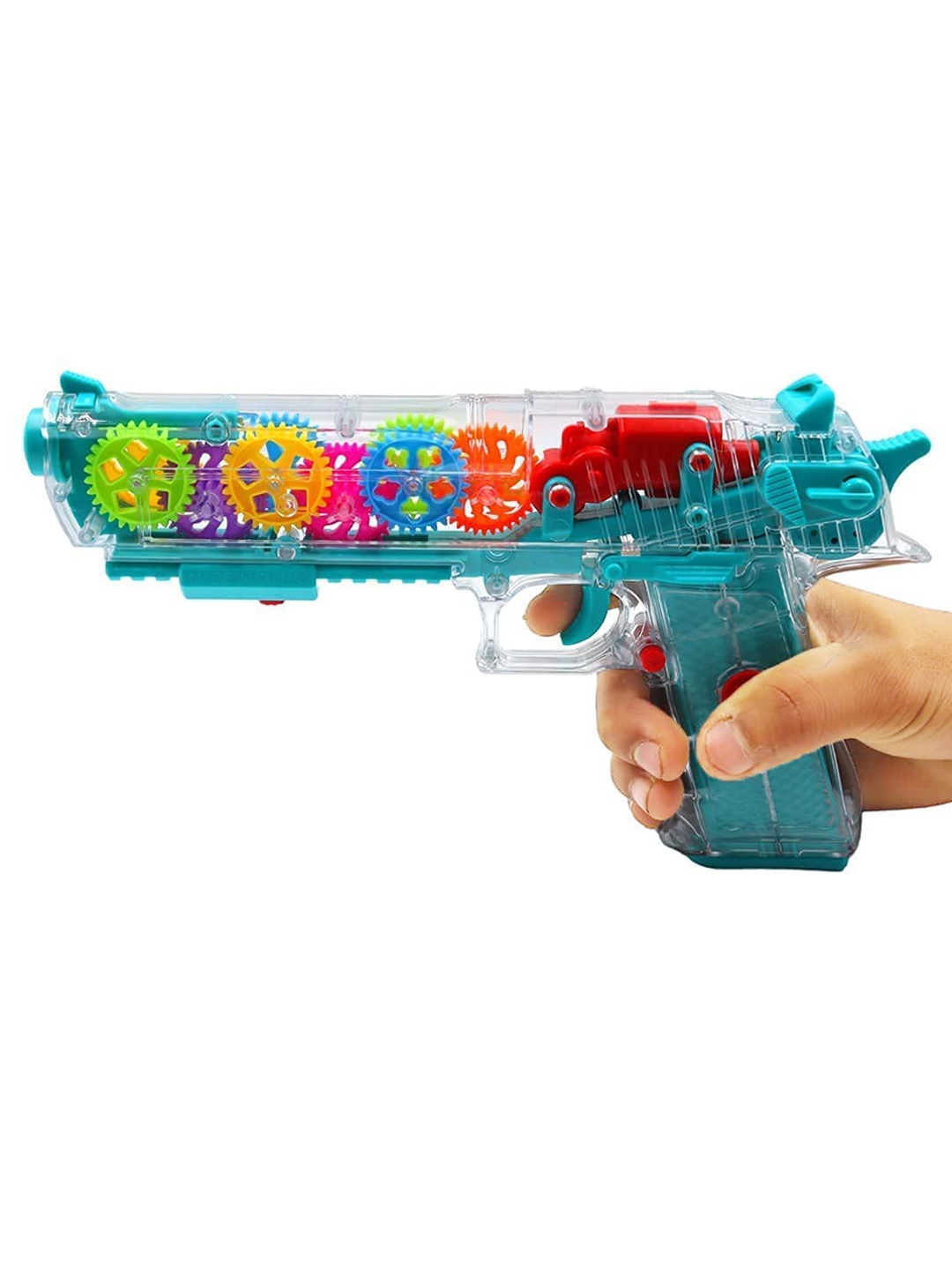 

Wembley Toys Unisex Kids Gear Musical Blaster with Light Gun, Blue