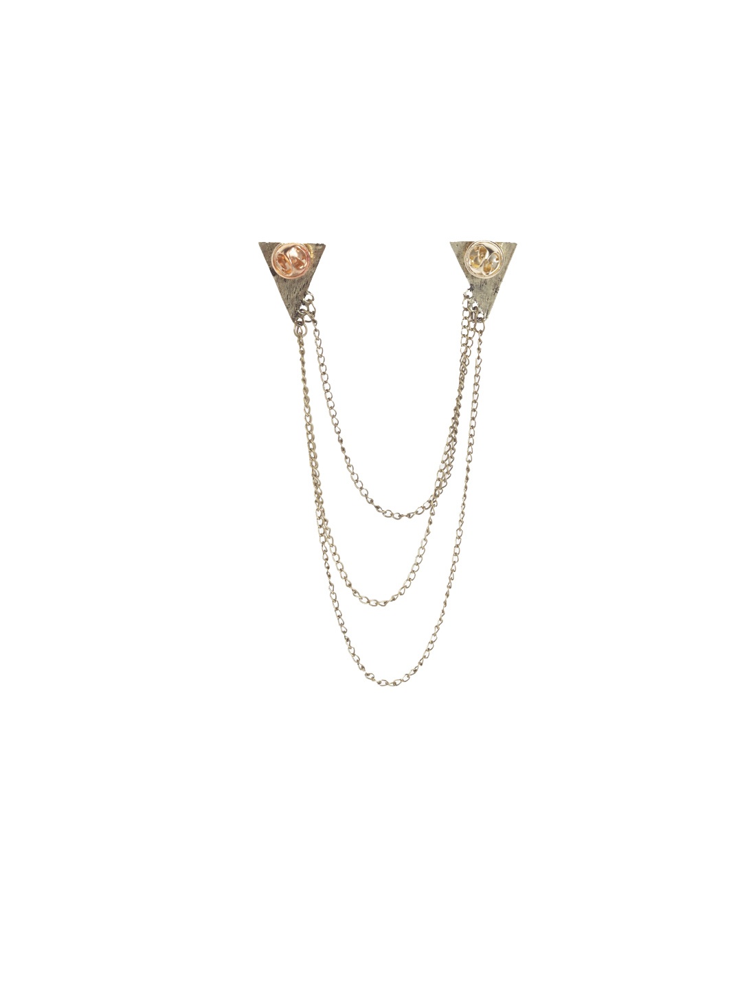 

Alvaro Castagnino Men Gold-Toned Stone Studded Brooch