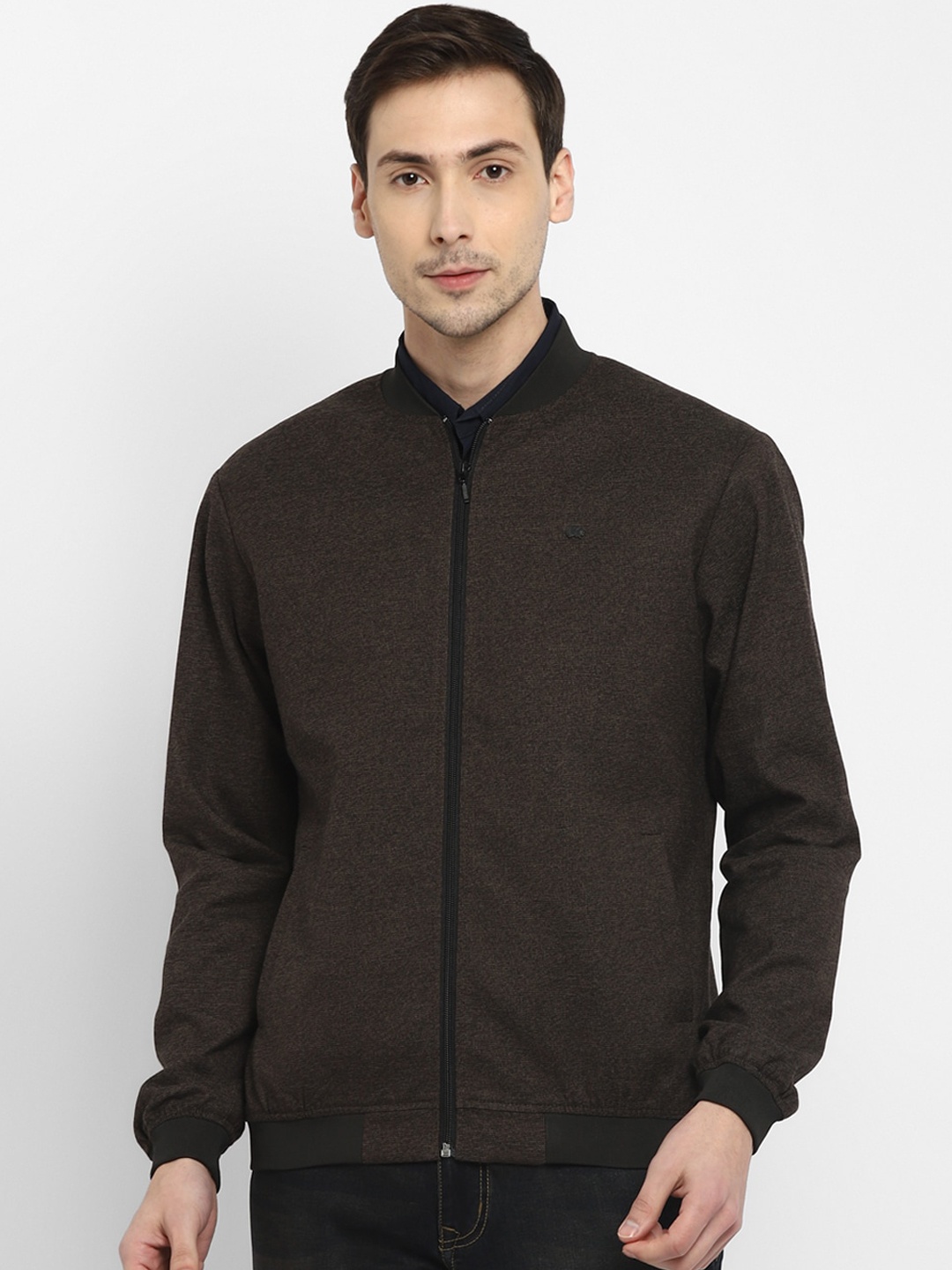 

Red Chief Men Brown Solid Lightweight Tailored Jacket