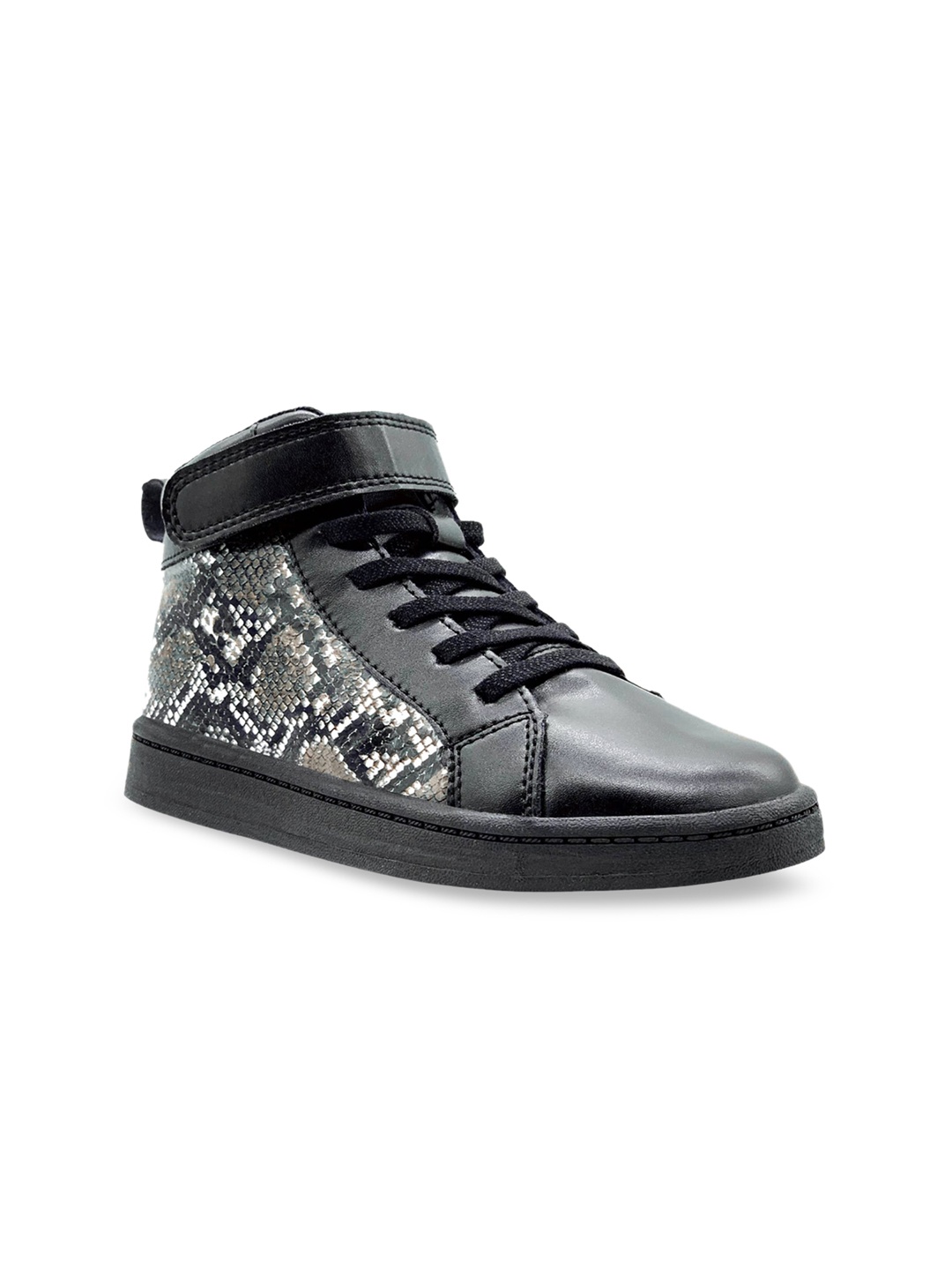 

KazarMax Women Black PU Sneakers