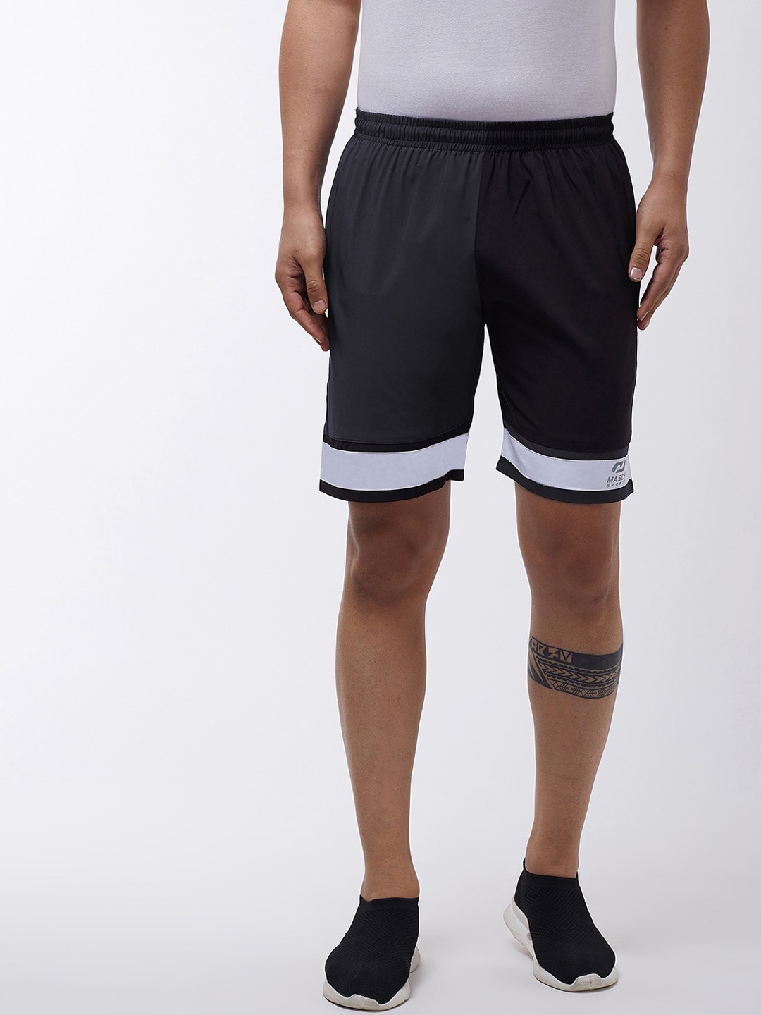 

Masch Sports Men Black Training or Gym Shorts