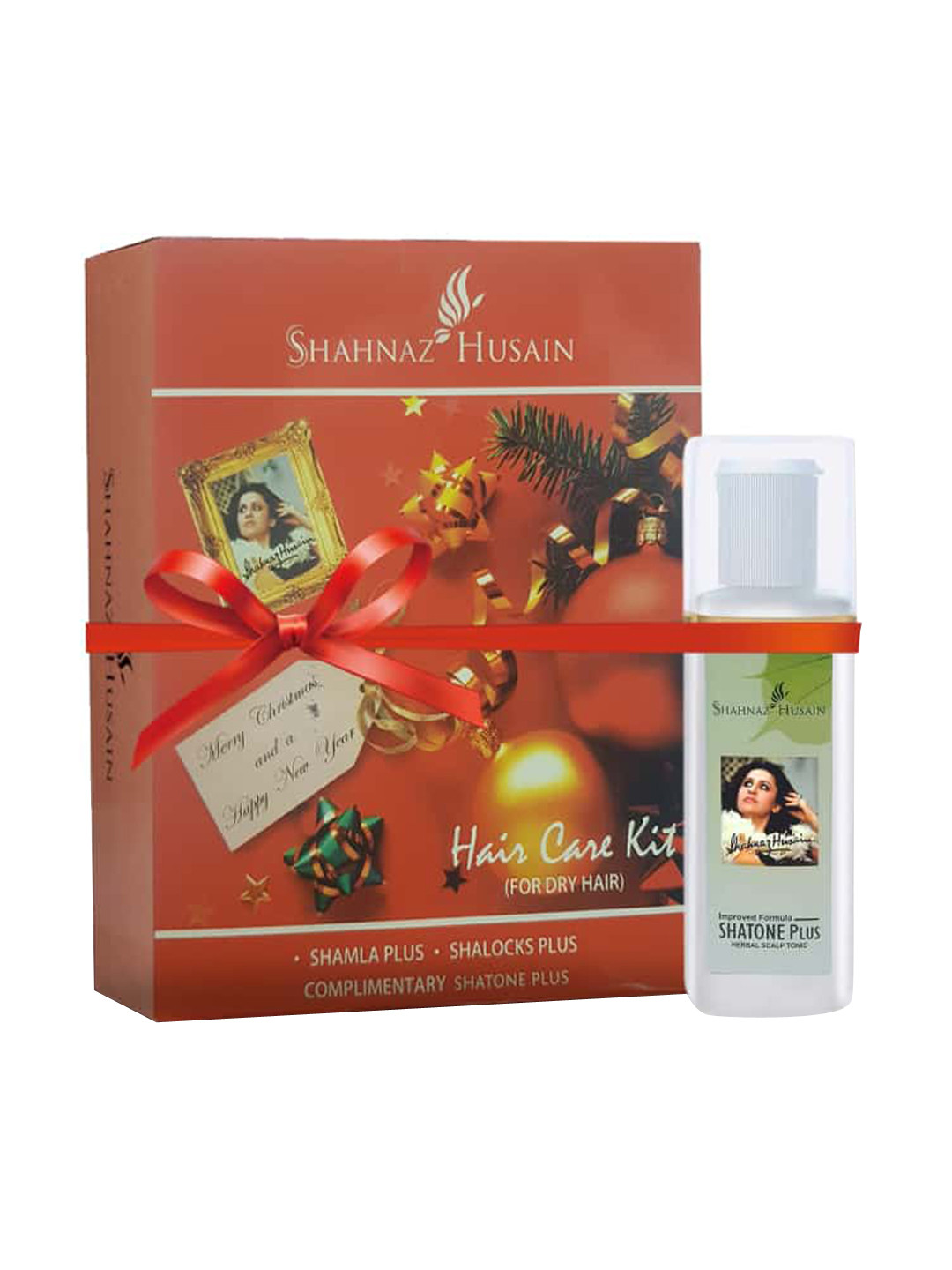 

Shahnaz Husain Hair Care Kit-B for Dry Hair with Shatone Plus 100 ml, Maroon