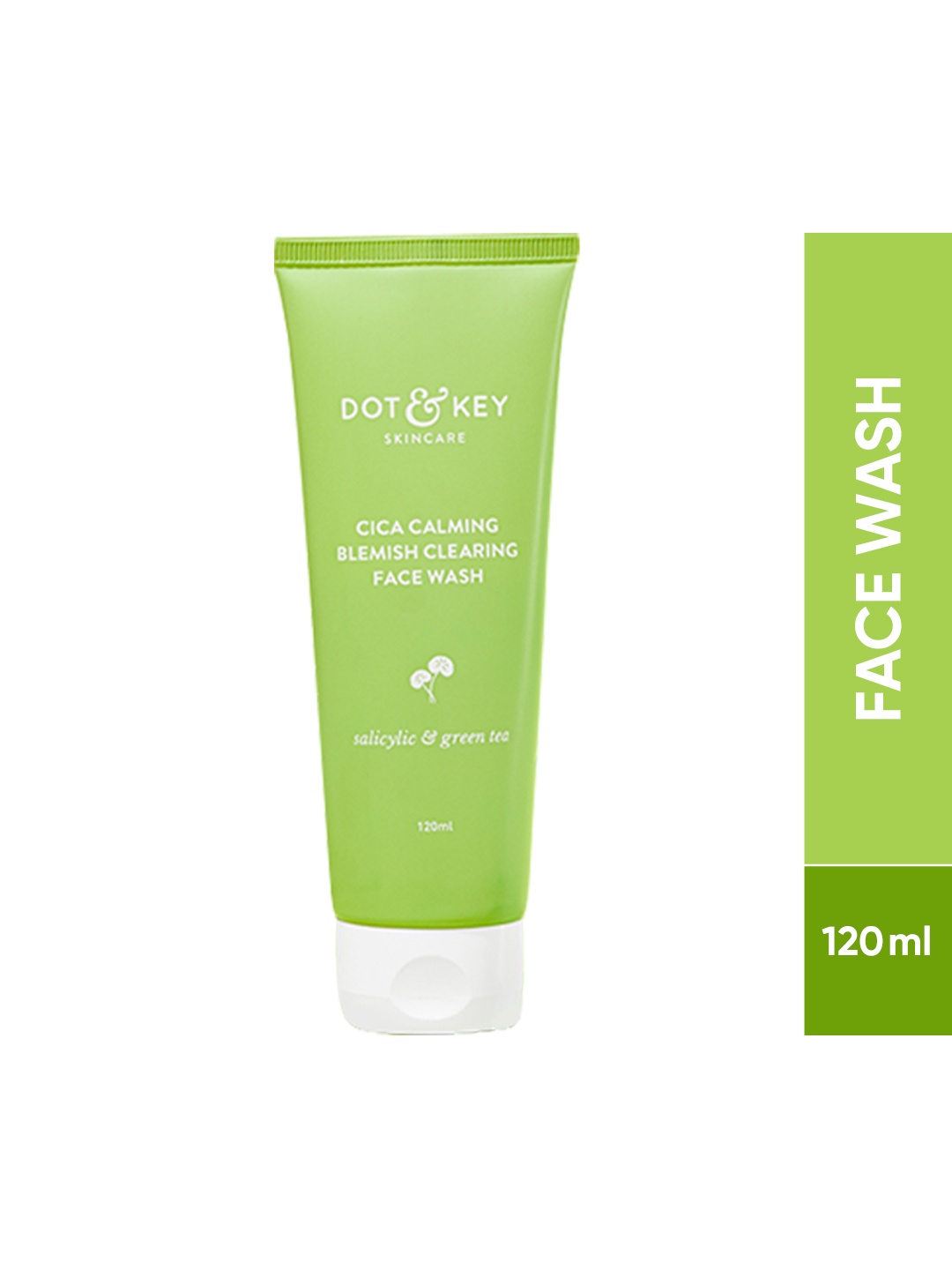 

DOT & KEY Cica Salicylic Face Wash with Tea Tree Oil for Oily Acne Prone Skin - 120 ml, Green