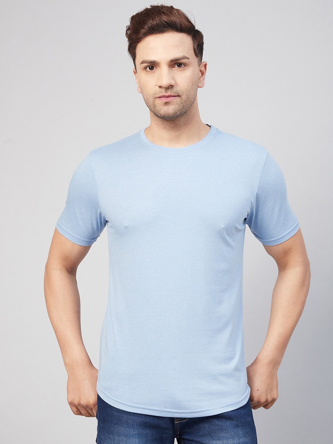 

GRITSTONES Men Blue Regular Fit T-shirt