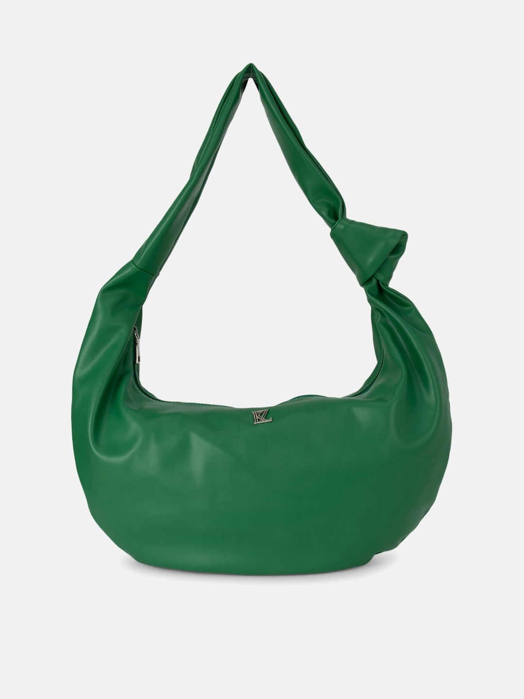 

Kazo Green PU Half Moon Shoulder Bag
