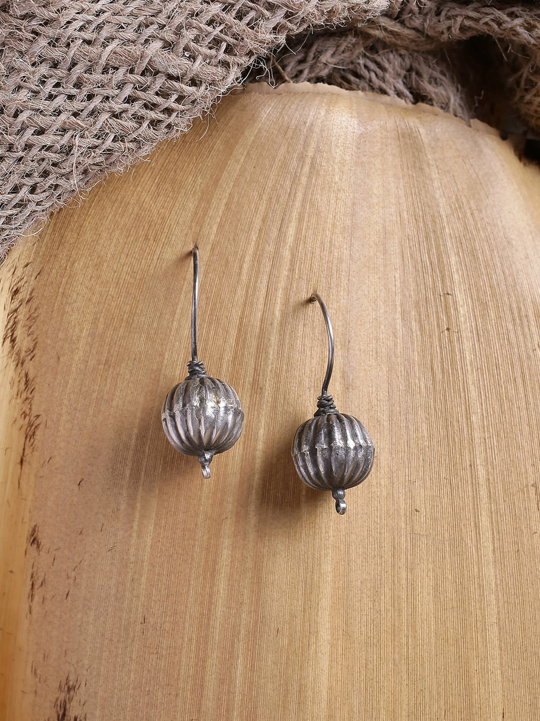 

ADORN by Nikita Ladiwala Silver-Toned Classic Drop Earrings
