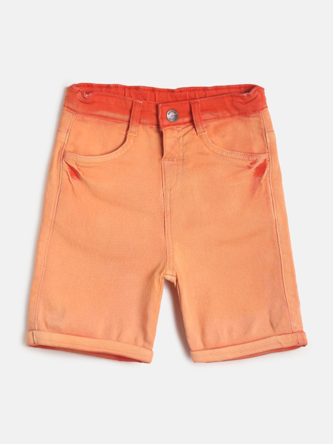 

MINI KLUB Boys Red Solid Shorts