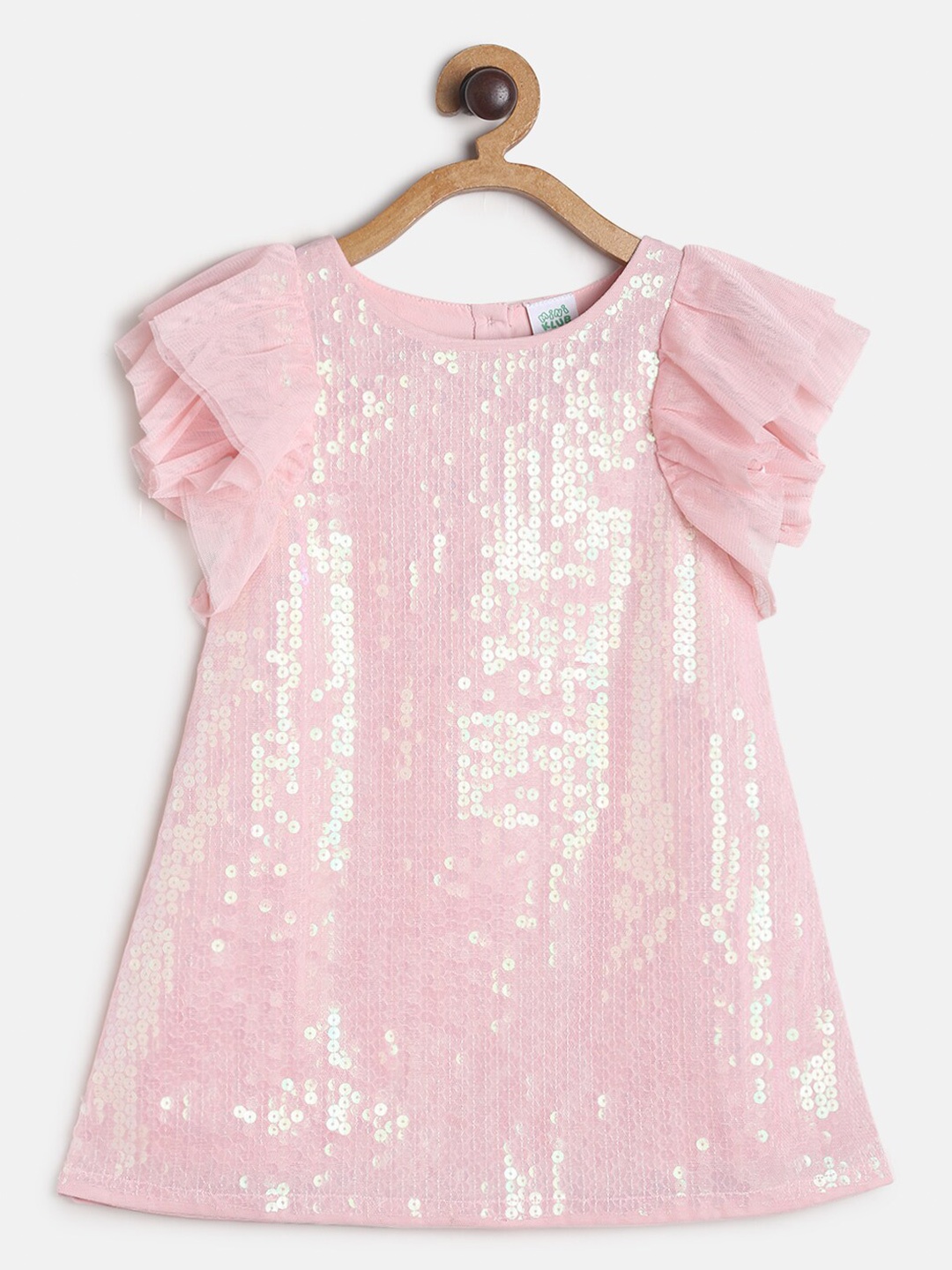 

MINI KLUB Pink Embellished A-Line Dress