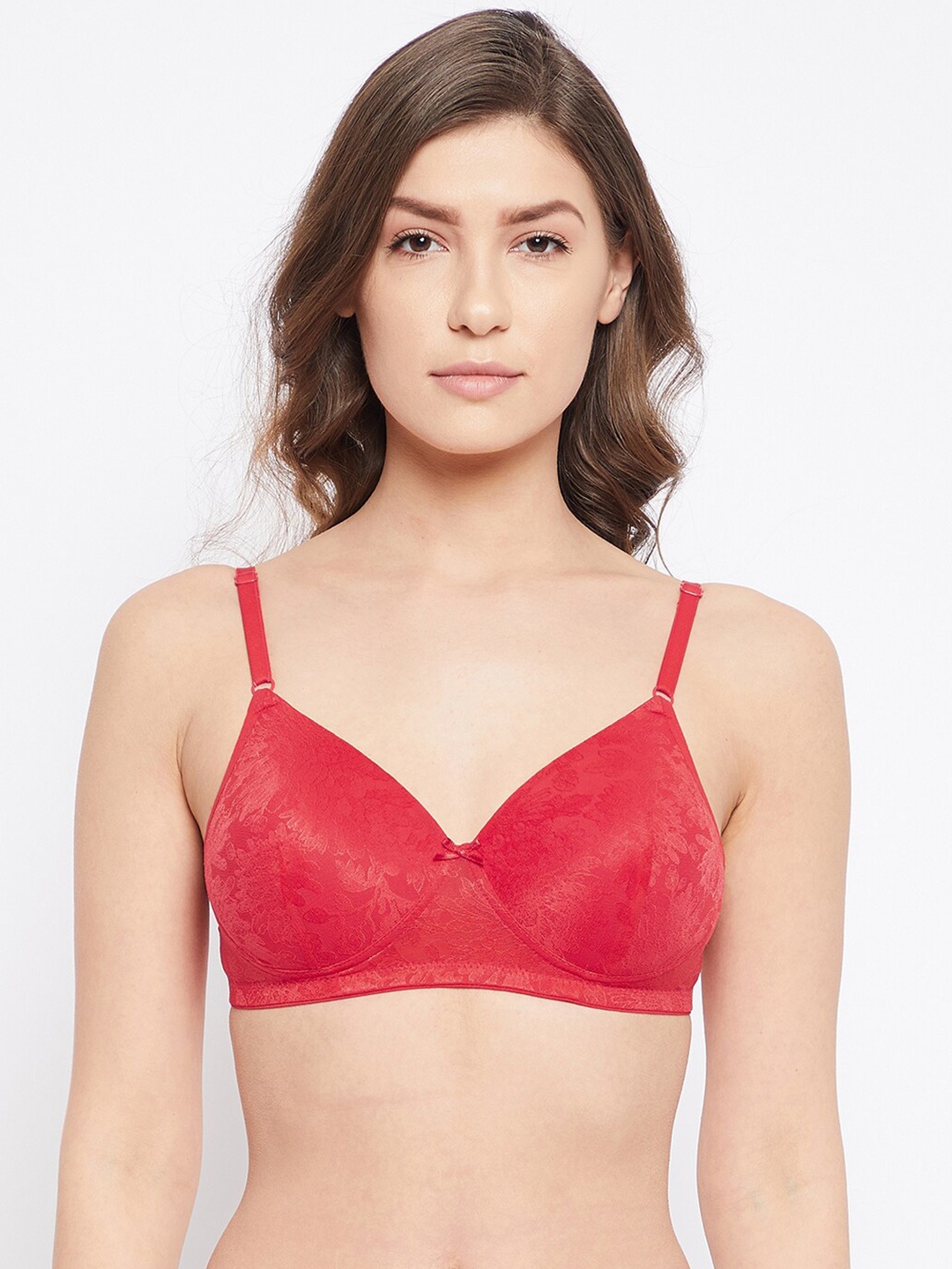 

Clovia Red Bra Lightly Padded Bra