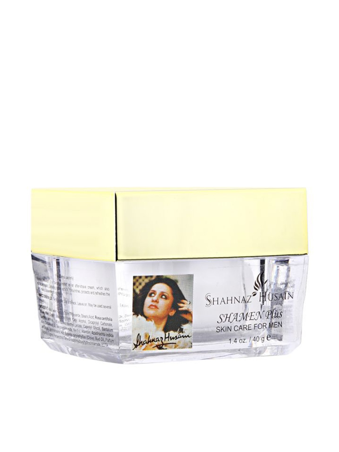 

Shahnaz Husain Shamen Plus After-Shave Skin Care with Sandalwood & Clove 40 g, White