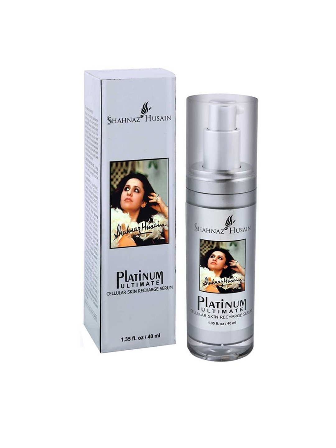 

Shahnaz Husain Platinum Ultimate Cellular Skin Recharge Serum 40ml, Transparent