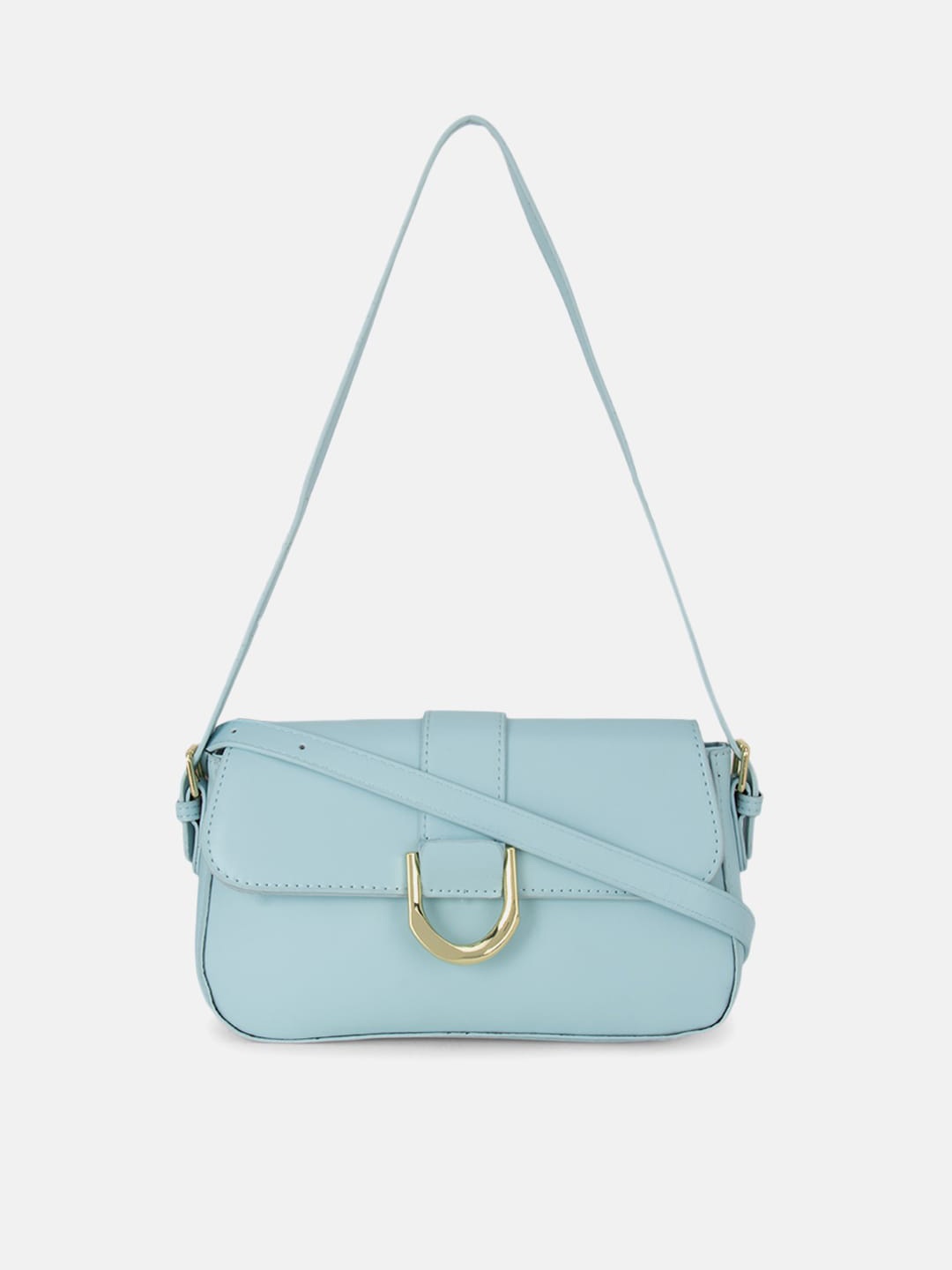 

Kazo Blue Solid PU Sling Bag