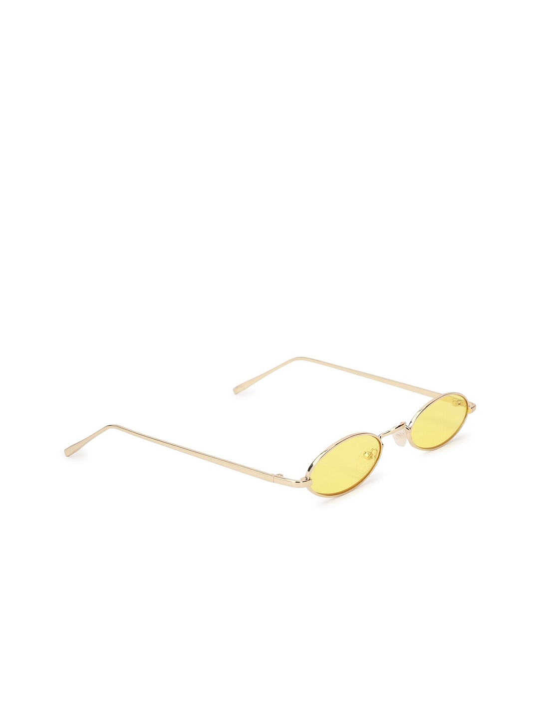 

FOREVER 21 Women Yellow Oval Sunglasses 59492201