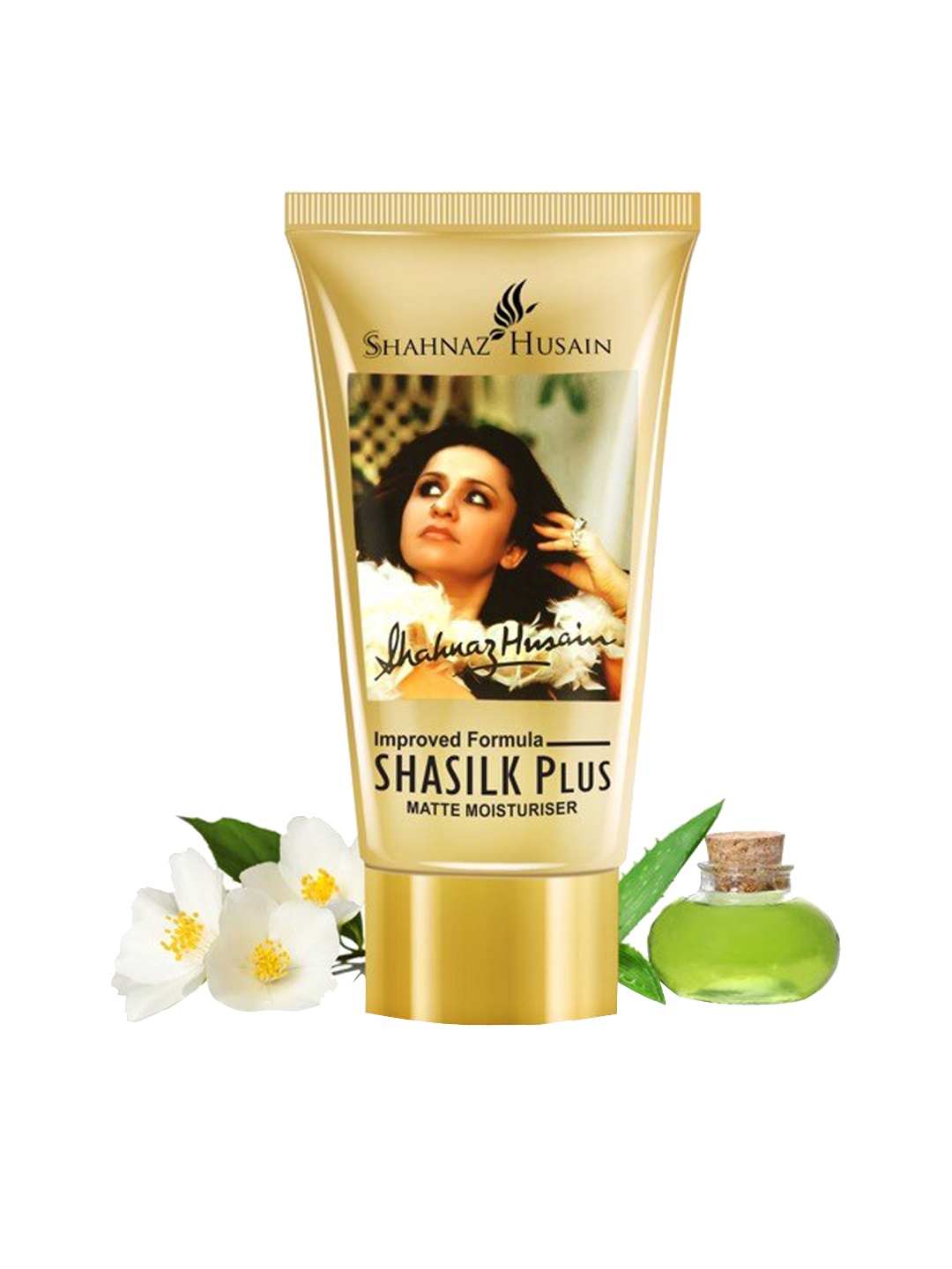 

Shahnaz Husain Shasilk Plus Matte Moisturiser - 40g, Gold